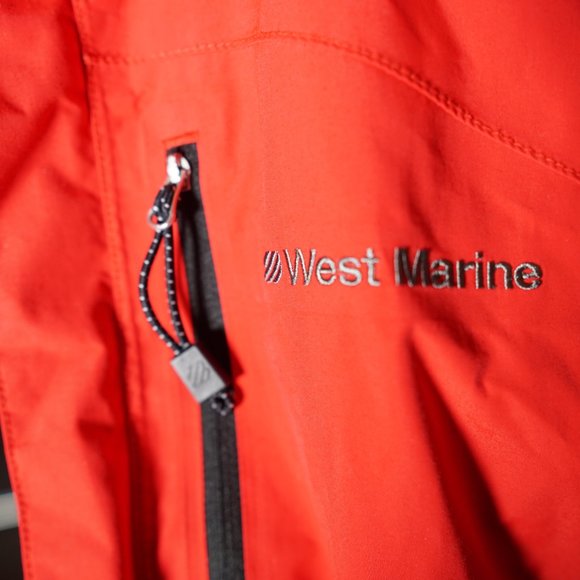 Small West Marine Red Sailing Jacket/ Rain Jacket - Picture 2 of 4